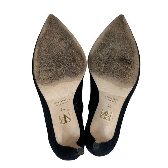 Tamara Mellon ASTRID Ankle Boots Booties LIMITED EDITION Black Suede Stars 9 - Picture 12 of 12